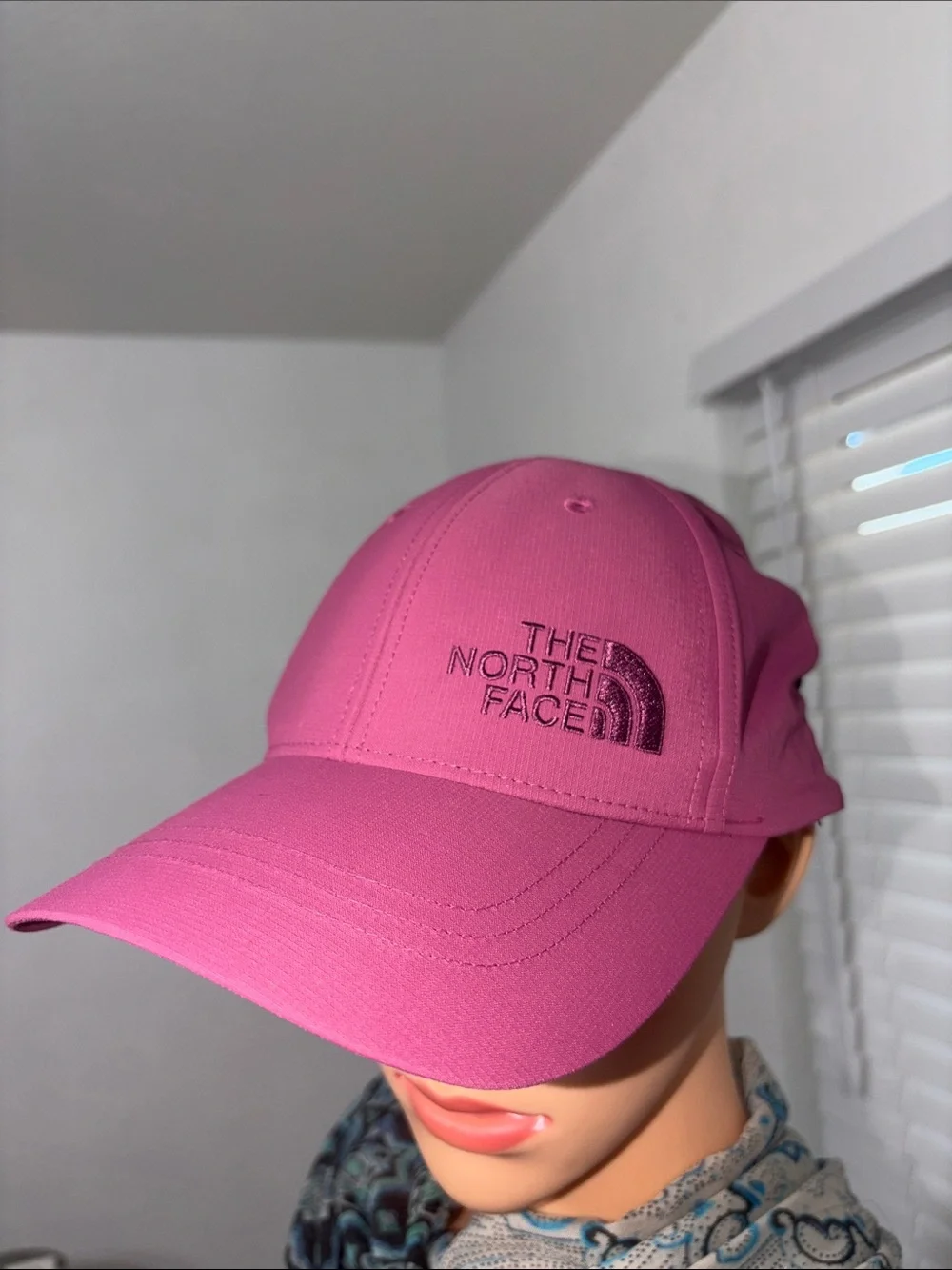 The North Face Pink Logo Baseball Cap, size S-M women’s